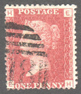 Great Britain Scott 33 Used Plate 150 - EH - Click Image to Close